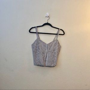 NWT Gray Corset